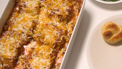 Beefy Lasagna Roll-Ups