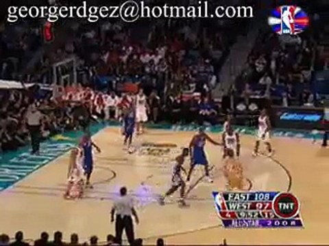 Amare Stoudemire then dunks over Dwight Howard in all-star