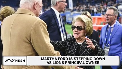 Martha Ford Stepping Down As Lions Owner, Team Staying In The Family