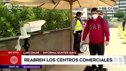 Primera Edición: Larcomar presentó sus protocolos de bioseguridad para atender al público