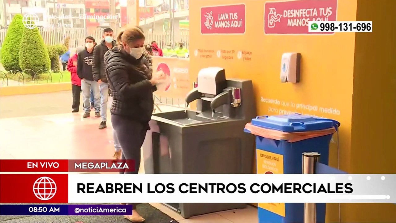 Primera Edición: Megaplaza presentó sus protocolos de bioseguridad