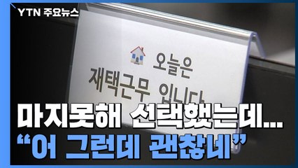 마지못한 선택 '재택근무'..."어 그런데 괜찮네" / YTN