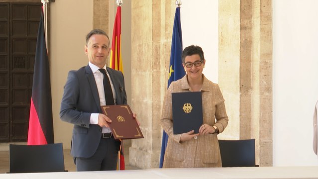 Encuentro entre ministros exteriores de España y Alemania en València