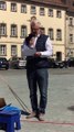 1. Rede von Dr. Mayer-Brix auf der Mahnwache in Forchheim auf dem Rathausplatz