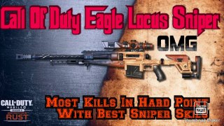 How To Rush With Locus Sniper in In Call Of Duty : Multyplayer Battle : Best Game Play