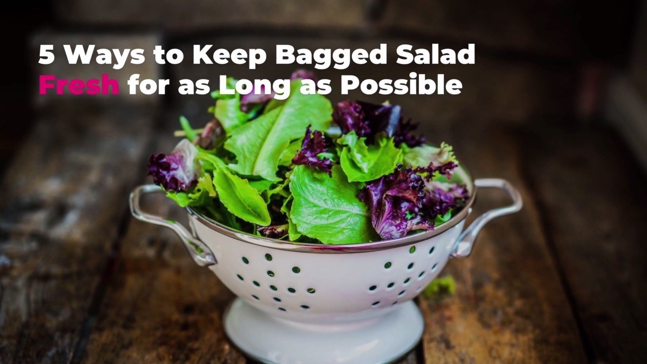 5 Ways to Keep Bagged Salad Fresh for as Long as Possible video