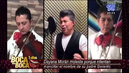 Hija de Gerardo Morán molesta porque intentan manchar el nombre de su padre