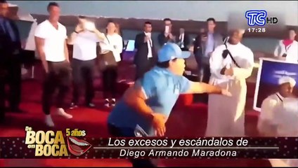 Maradona una vez más sorprende a todos con íntimo video