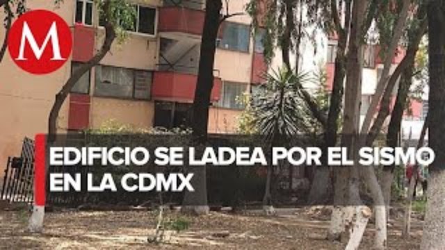 Edificio en Unidad Lindavista sufre graves daños por sismo
