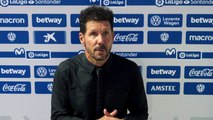 Simeone valora el partido contra el Levante