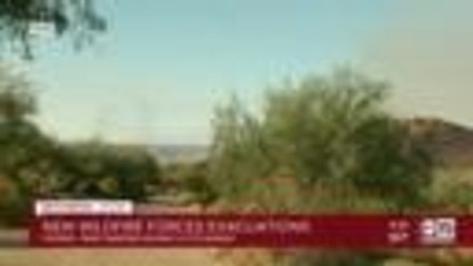 Wildfire forces evacuations in north Phoenix