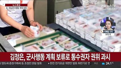 김정은, 당 중앙군사위서 대남 군사행동 계획 보류