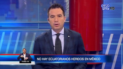Embajador de Ecuador en México confirmó que no existen ecuatorianos heridos tras el sismo de 7.4