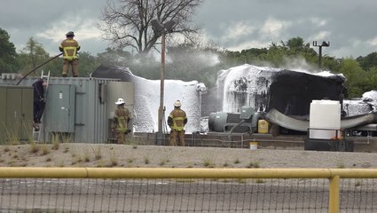 Business fires blamed on lightning in Texas