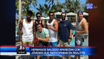 Hermanos Salcedo aparecían con jóvenes que participaban en realitys, ellos se defienden