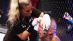 Swayze Valentine is the only female treating fighters' cuts and bruises inside the UFC octagon