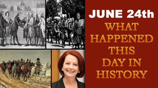 June 24th: Some major events that happened on this day in history| Oneindia News