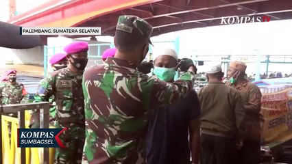 TNI AL Palembang Periksa Protokol Kesehatan Di Perairan