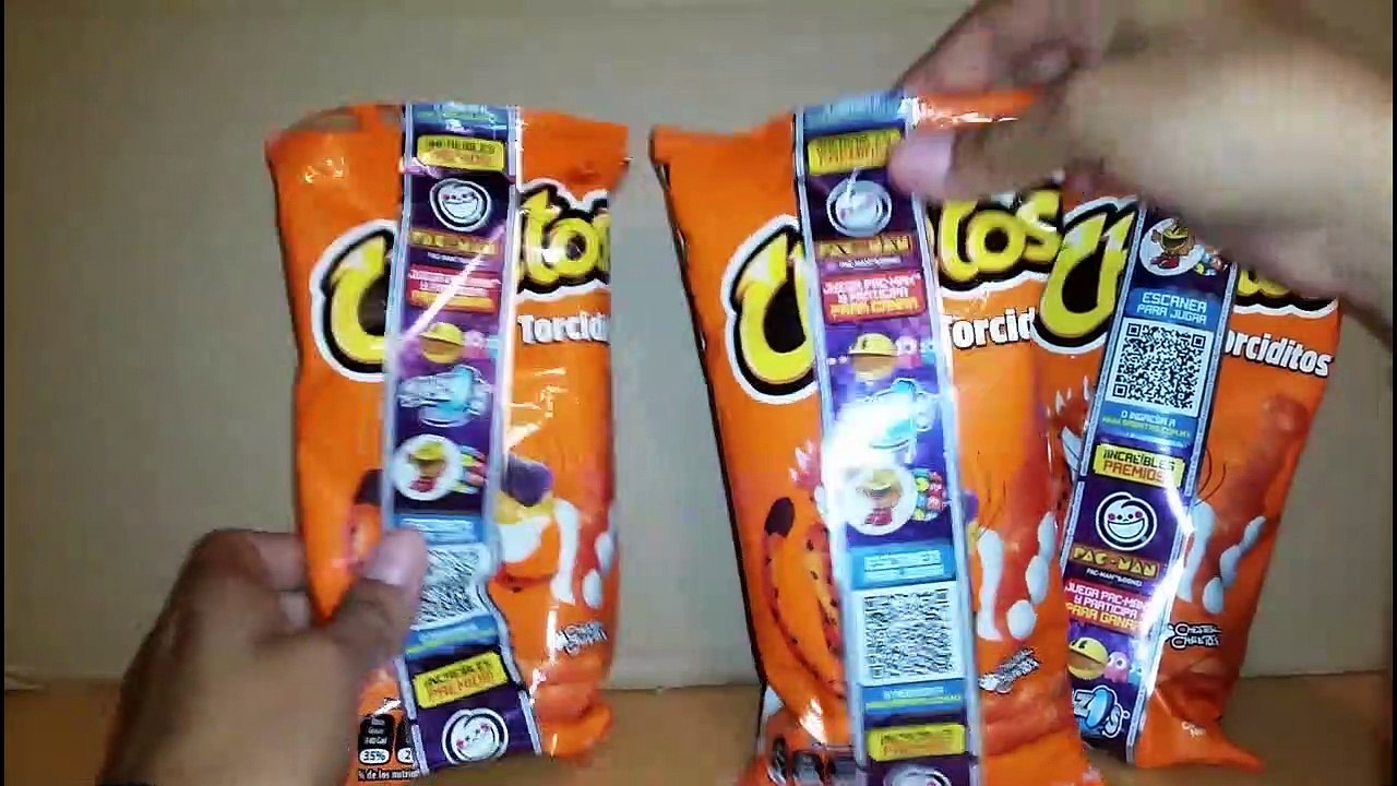 Tazos Pac-Man Abriendo Bolsas De Cheetos (Junio/Julio/Agosto 2020)