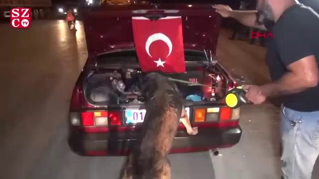 Adana'da hava destekli narkotik uygulaması