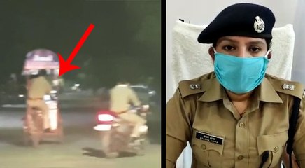 कानपुरः जब पुलिसकर्मी बीच सड़क पर खुद चलाने लगा आइसक्रीम का ठेला, वीडियो हुआ वायरल