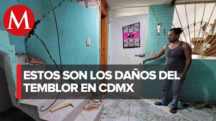 Estos son los edificios dañados en CdMx por sismo de 7.5