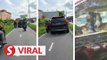 Video of car being driven on Federal Highway bike lane goes viral