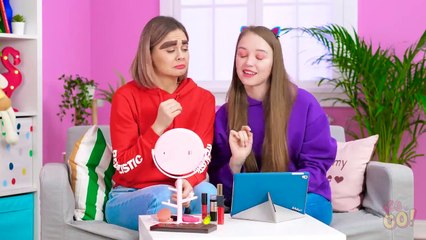 SMART AND EASY GIRLY HACKS -- Cool Hair And Make Up Ideas For Girls by 123 GO!