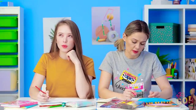 AWESOME HAIR TRICKS AND HACKS Cool And Easy Hair Ideas For Girls by 123 GO!