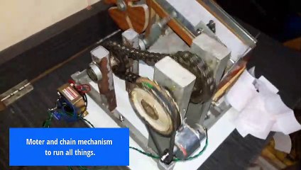 Automatic Paper Cutting By Geneva Mechanism.