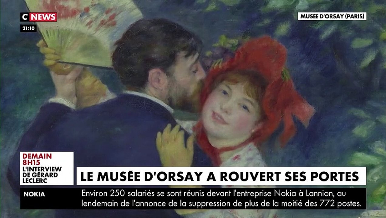 Trois mois après sa fermeture en raison du coronavirus, le musée d’Orsay a rouvert ses portes au public - VIDEO