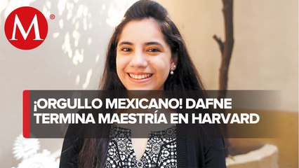 Dafne Almazán, la mexicana más joven en obtener maestría por Harvard