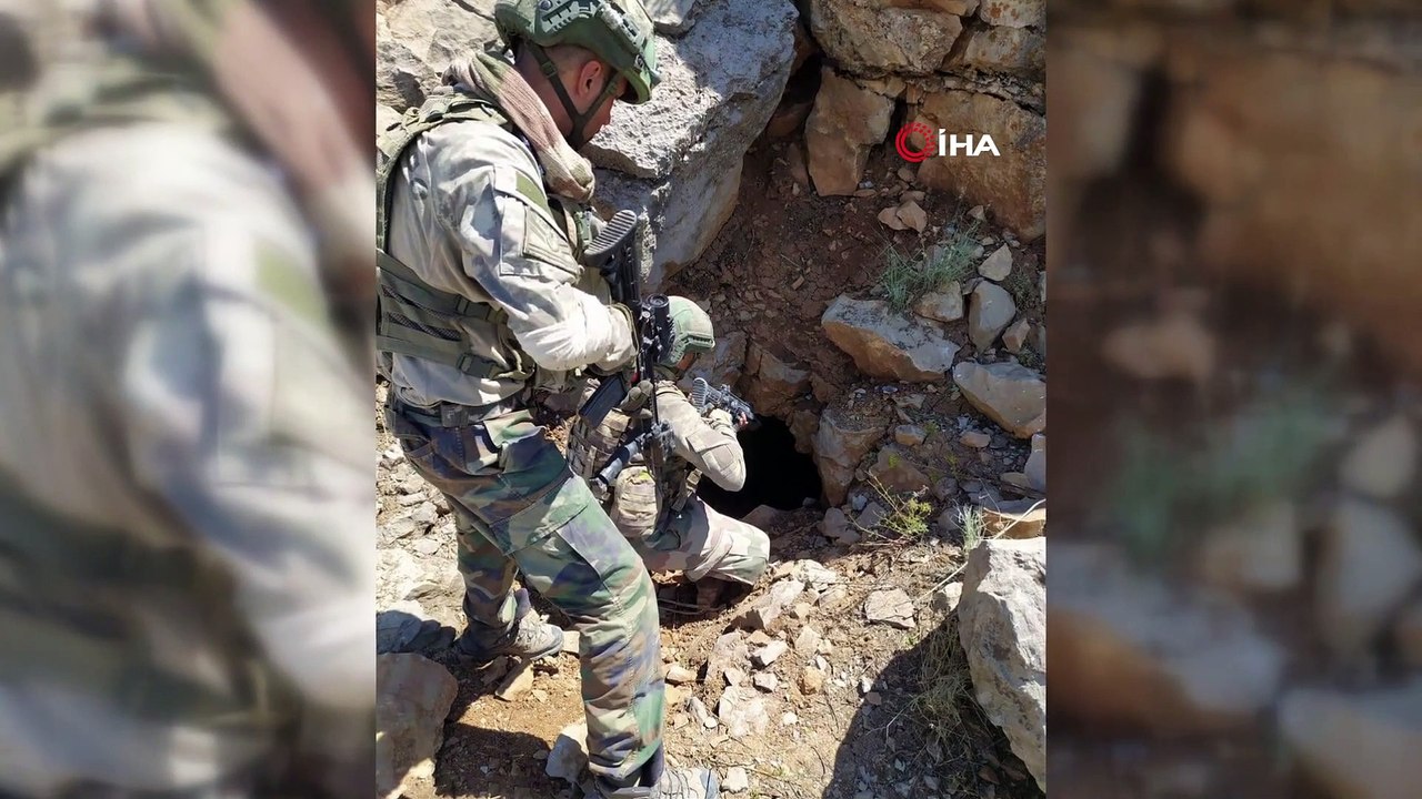 Haftanin’de Ağır Silah Mevzii Olarak Kullanılan 150 metrelik tünel bulundu