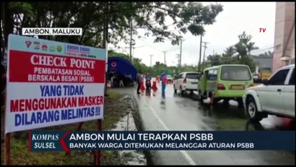 Banyak Warga Ditemukan Melanggar Aturan PSBB di Ambon