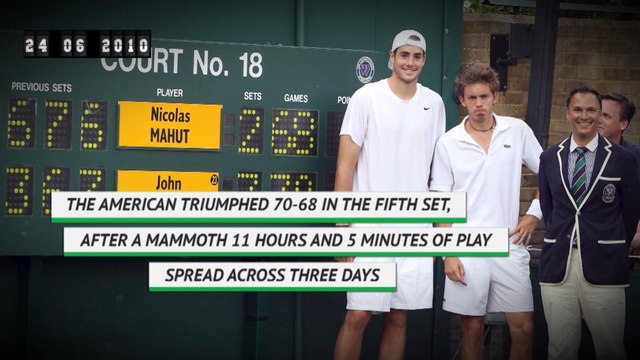 Isner and Mahut stage three-day marathon match at Wimbledon