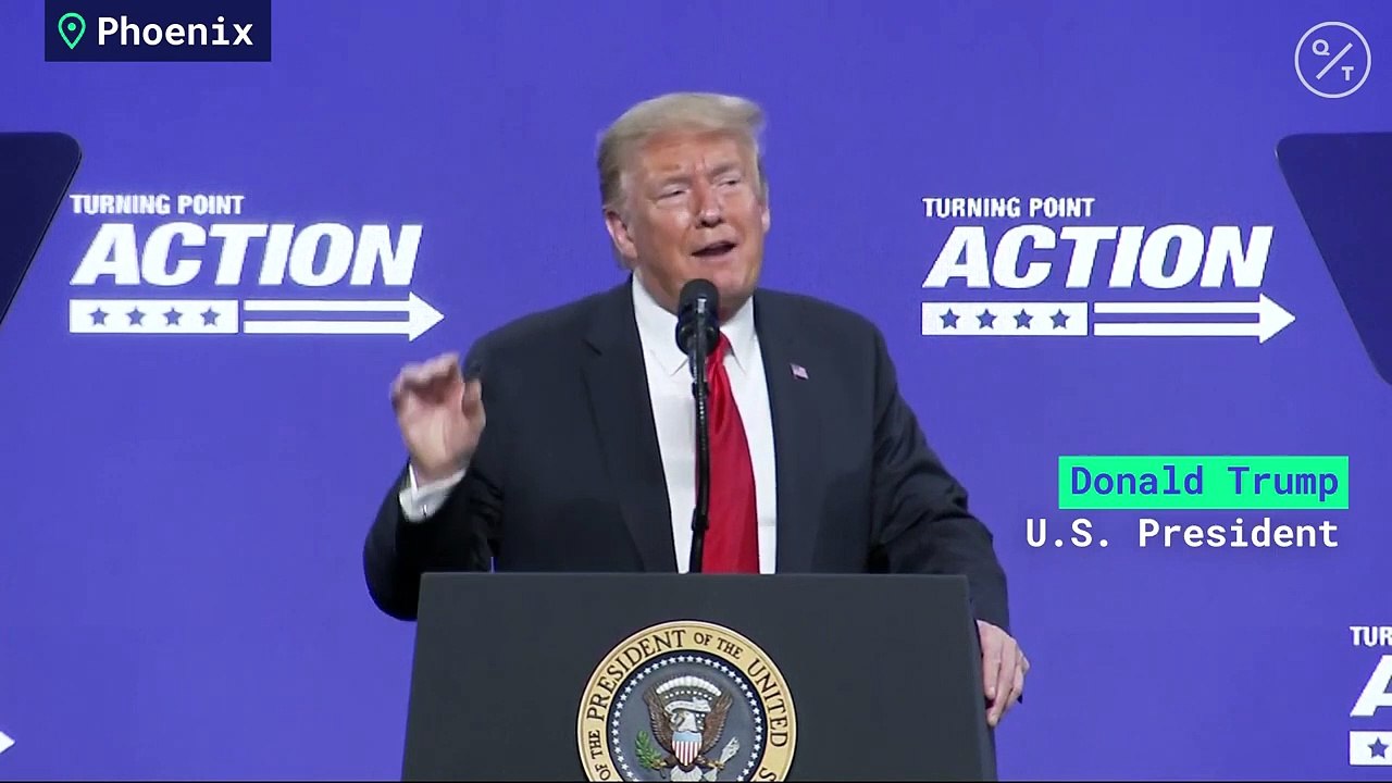 Trump Rails Against Democrats Biden at Phoenix Rally for Young Republicans