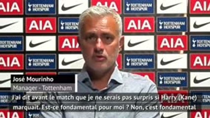 31e j. - Mourinho : "Kane est sur la bonne voie"