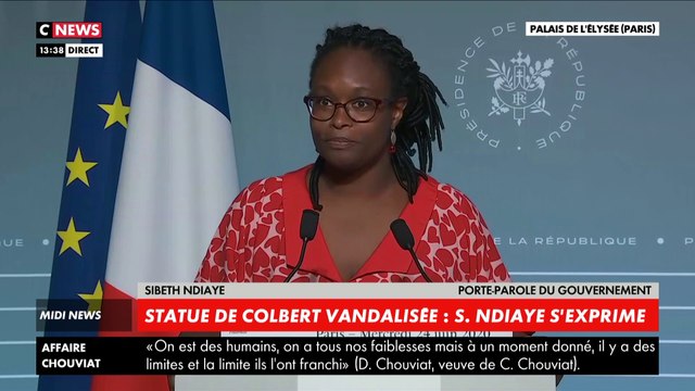 Statue de Colbert vandalisée : le gouvernement condamne la négation de l'histoire