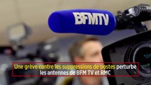 Une grève contre les suppressions de postes perturbe les antennes de BFM TV et RMC