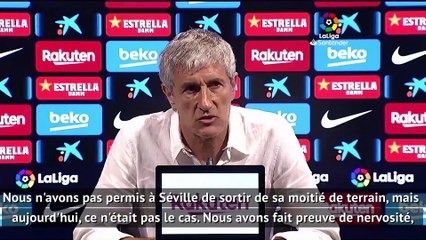 Quique Setién : "je n'arrêtais pas de dire à mes joueurs : "relax, restez calmes""