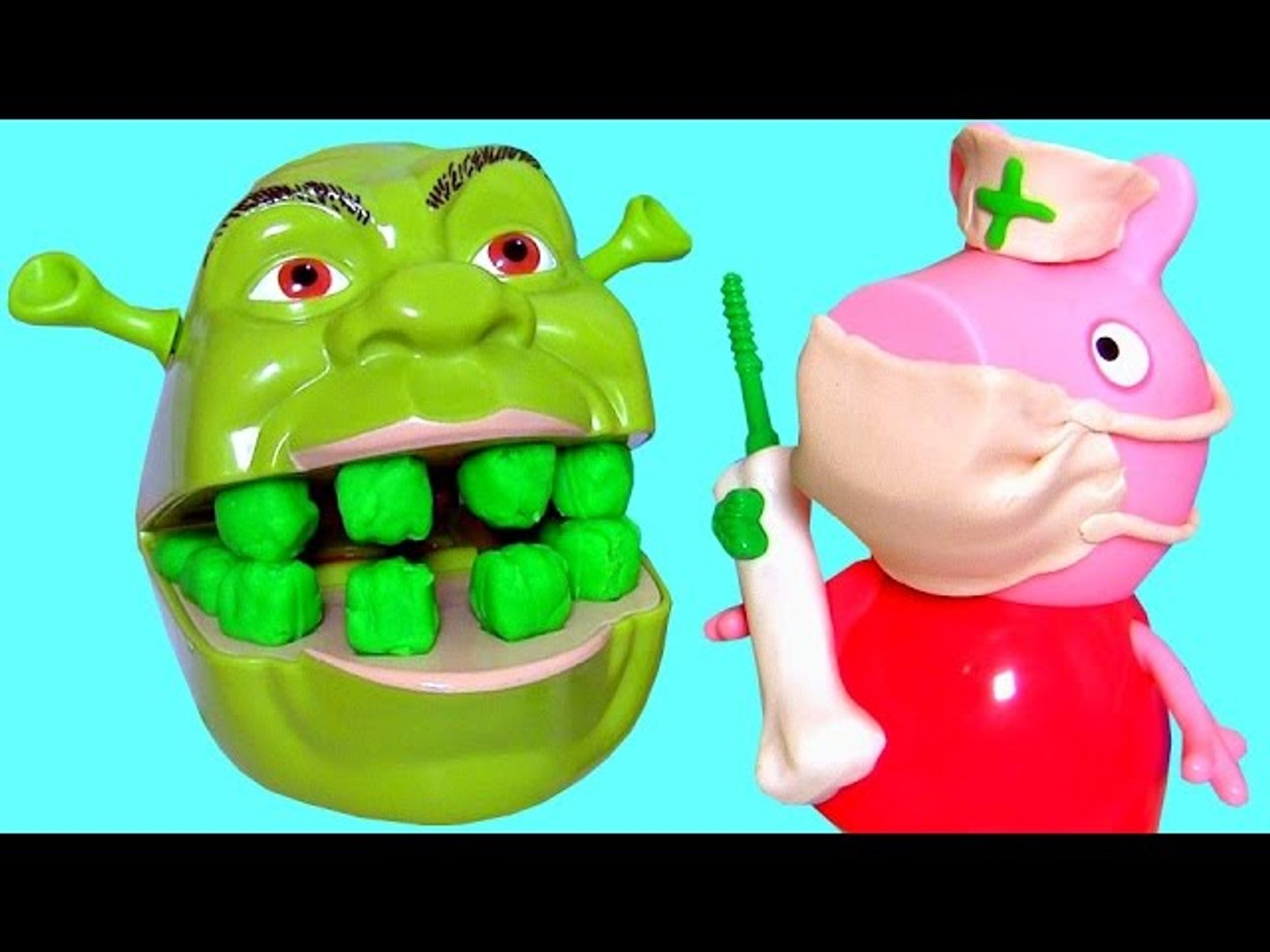 Play Doh Shrek Pâte à modeler Le dentiste ♥ Play doh Shrek 2 Rotten Root  Canal Playset - video Dailymotion