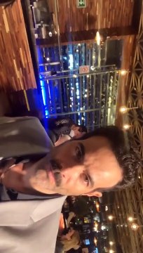 Itati Cantoral junto Luis Roberto Guzman instagram live en grabaciones novela La mexicana y el güero 24.06.2020
