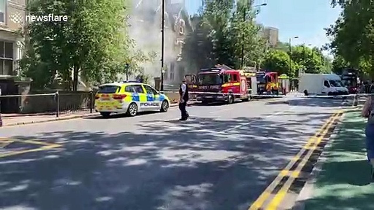 Firefighters on scene at house fire in Haringey, north London