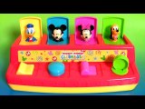 Mickey Mouse Clubhouse Pop Up Pals Play-Doh Surprise Eggs Disney Baby Toy Donald Minnie Pluto