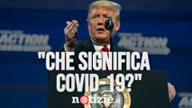 Coronavirus, Trump ironizza 