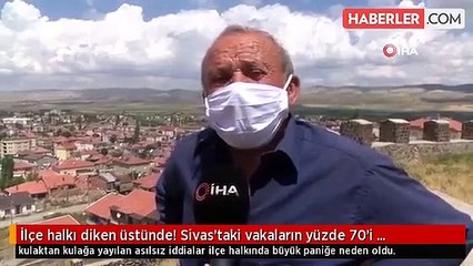 Sivas'ta koronavirüs paniği! Vakaların yüzde 70'i o ilçede görüldü