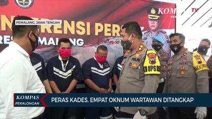 Empat Oknum Wartawan Ditangkap Diduga Peras Kepala Desa [Full]