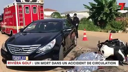 Скачать видео: Riviera Golf - Un mort dans un accident de circulation à Cocody