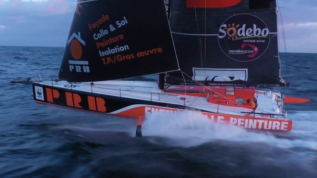 PRB Voile 2020 : A bord en entraînement Kevin Escoffier PRB