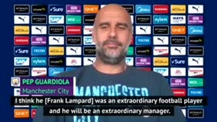Lampard will be an extraordinary manager - Guardiola